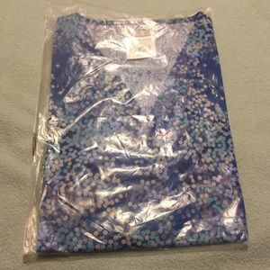New Blue Dot UA SCRUBS Size Medium Top